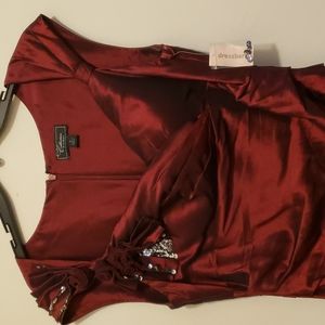 Dress barn silk dress size 12